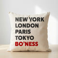 Bo’ness typography cushion