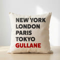 Gullane typography cushion