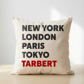 Tarbert typography cushion
