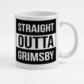 STRAIGHT OUTTA GRIMSBY - Mug - Funny Gift Present for Someone from Grimsby