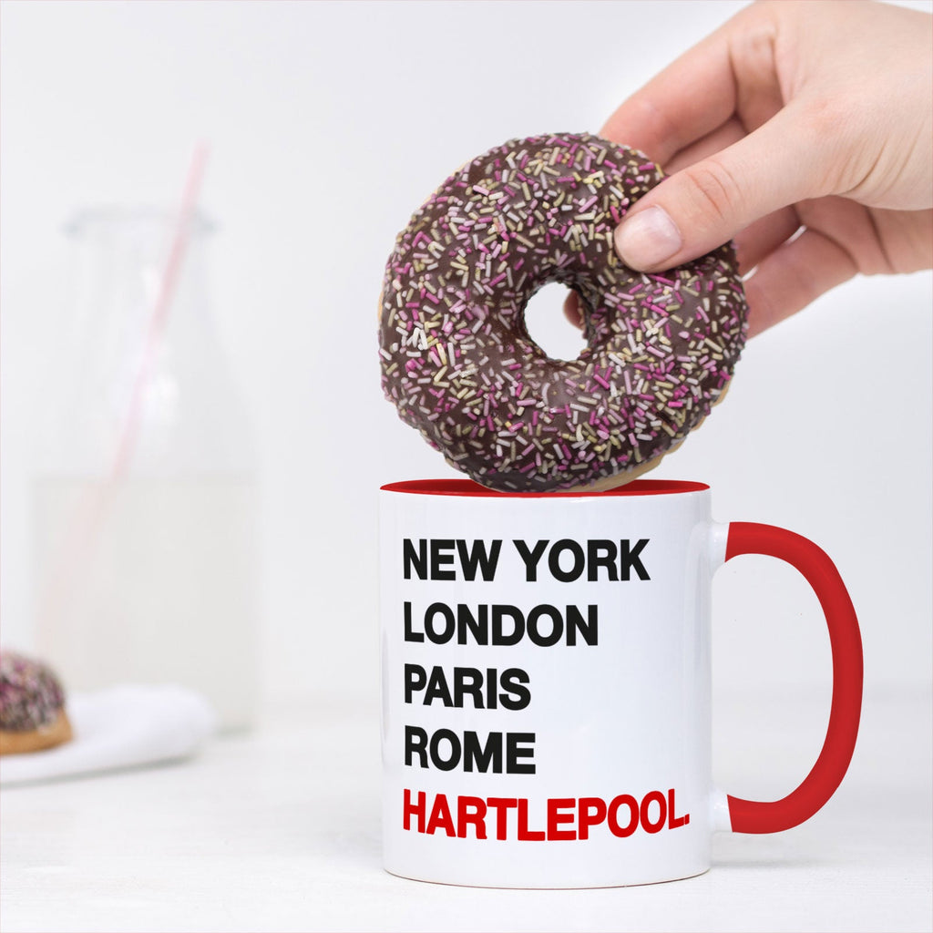 HARTLEPOOL New York London Rome Paris - Mug - Funny Gift Present for Someone from Hartlepool