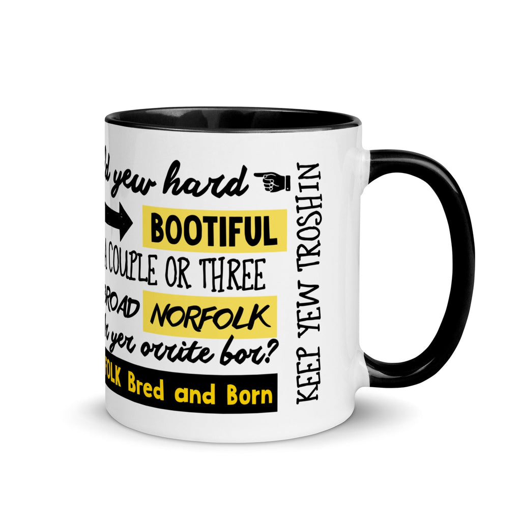 ONLY IN NORFOLK Phrases - Coffee Mug - Funny Gift Present for Someone from Norfolk