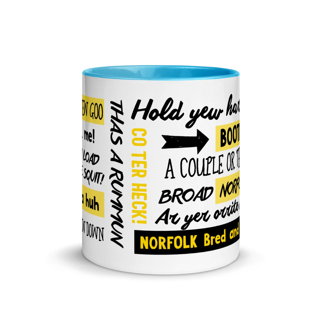 ONLY IN NORFOLK Phrases - Coffee Mug - Funny Gift Present for Someone from Norfolk