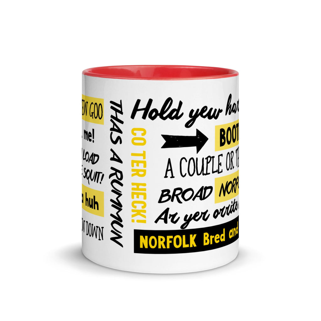 ONLY IN NORFOLK Phrases - Coffee Mug - Funny Gift Present for Someone from Norfolk